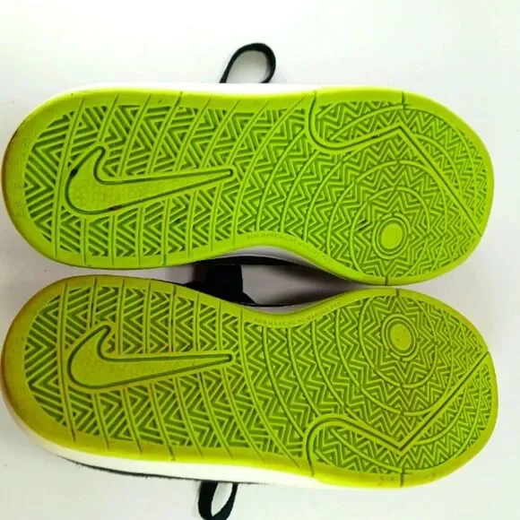 Nike SB Eric Koston Signature Model 6Y Skateboard Shoe. Black Suede/Neon Swoosh - Picture 11 of 15